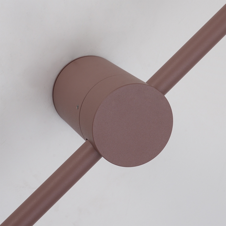 Brilagi - LED Outdoor Wall Light AURA LED/12W/230V 3000K IP54 65 cm brown CRI 90