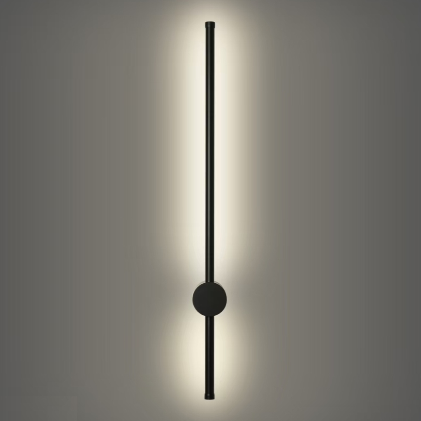 Brilagi - LED Outdoor Wall Light AURA LED/12W/230V 4000K IP54 65 cm Black