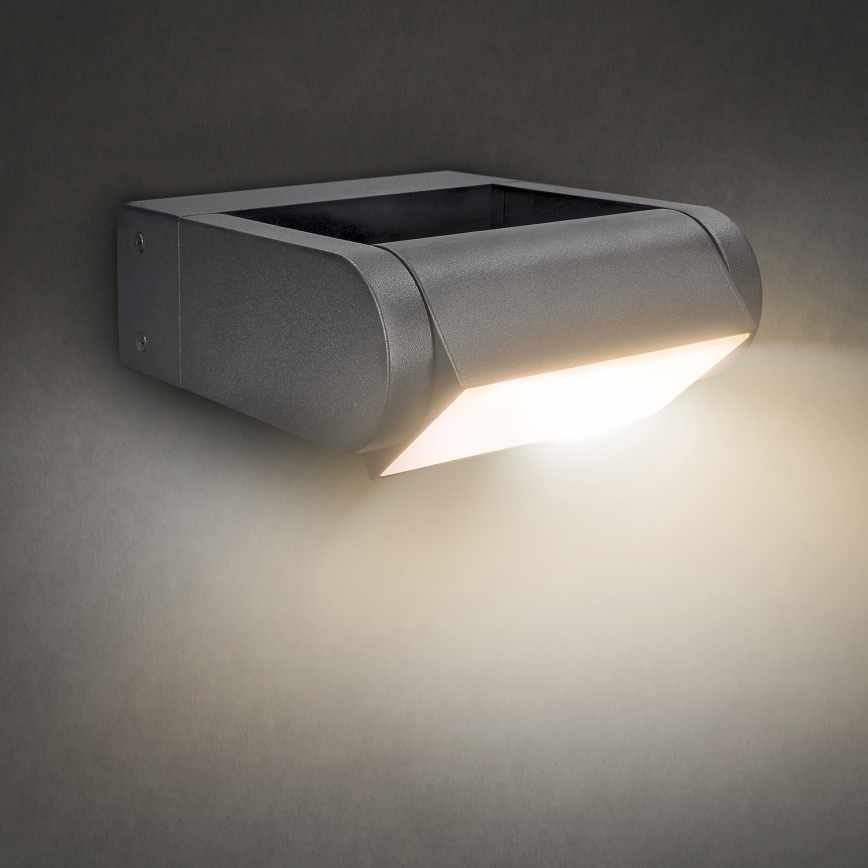 Brilagi - LED Outdoor wall light CROTONE LED/7W/230V anthracite IP54