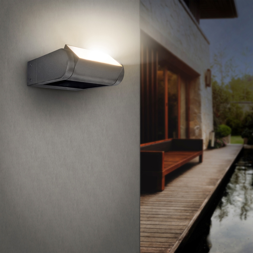 Brilagi - LED Outdoor wall light CROTONE LED/7W/230V anthracite IP54
