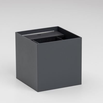 Brilagi - LED Outdoor wall light CUBE LED/6W/230V anthracite IP54