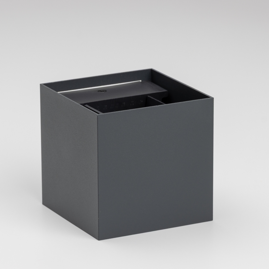 Brilagi - LED Outdoor wall light CUBE LED/6W/230V anthracite IP54