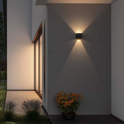 Brilagi - LED Outdoor wall light CUBE LED/6W/230V anthracite IP54