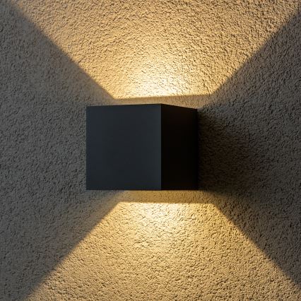 Brilagi - LED Outdoor wall light CUBE LED/6W/230V anthracite IP54