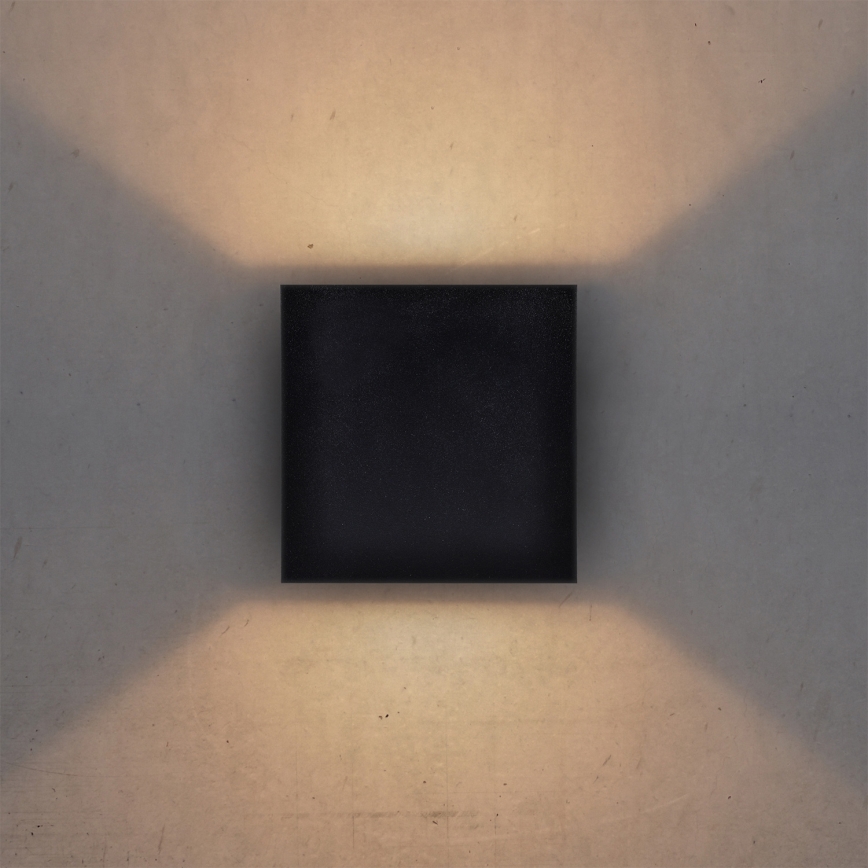 Brilagi - LED Outdoor wall light CUBE LED/6W/230V IP54