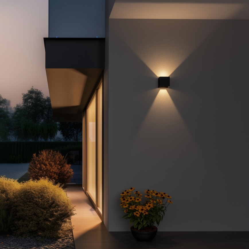 Brilagi - LED Outdoor wall light CUBE LED/6W/230V IP54