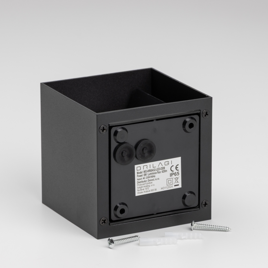 Brilagi - LED Outdoor wall light CUBE LED/6W/230V IP54