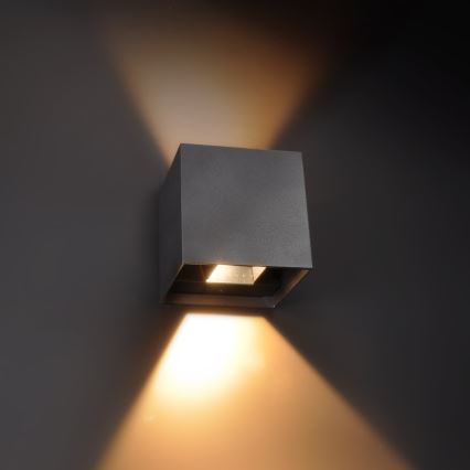 Brilagi - LED Outdoor wall light CUBE LED/6W/230V IP54