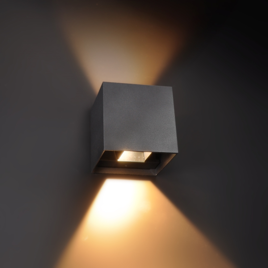 Brilagi - LED Outdoor wall light CUBE LED/6W/230V IP54