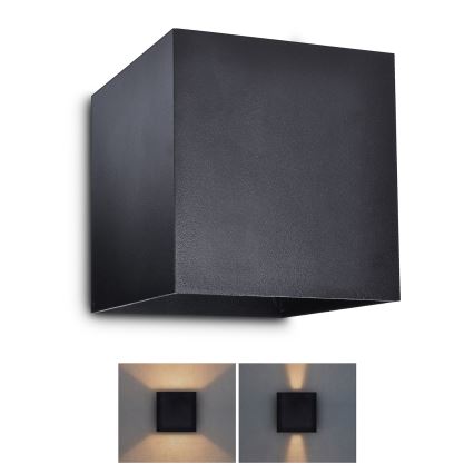 Brilagi - LED Outdoor wall light CUBE LED/6W/230V IP54