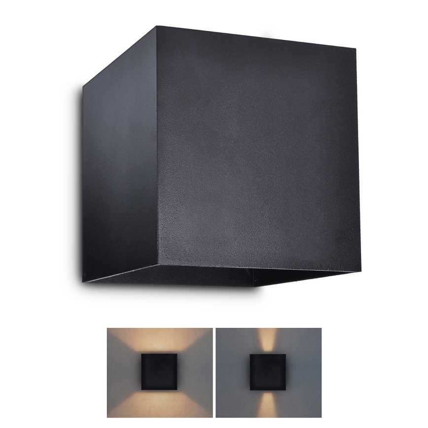 Brilagi - LED Outdoor wall light CUBE LED/6W/230V IP54