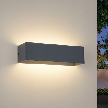 Brilagi - LED Outdoor Wall Light DONNANI LED/12W/230V 30 cm anthracite IP44
