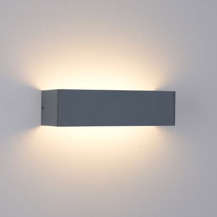 Brilagi - LED Outdoor Wall Light DONNANI LED/12W/230V 30 cm anthracite IP44