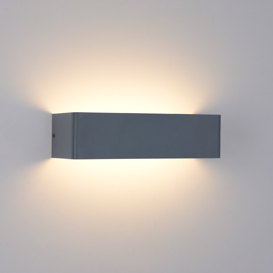 Brilagi - LED Outdoor Wall Light DONNANI LED/12W/230V 30 cm anthracite IP44
