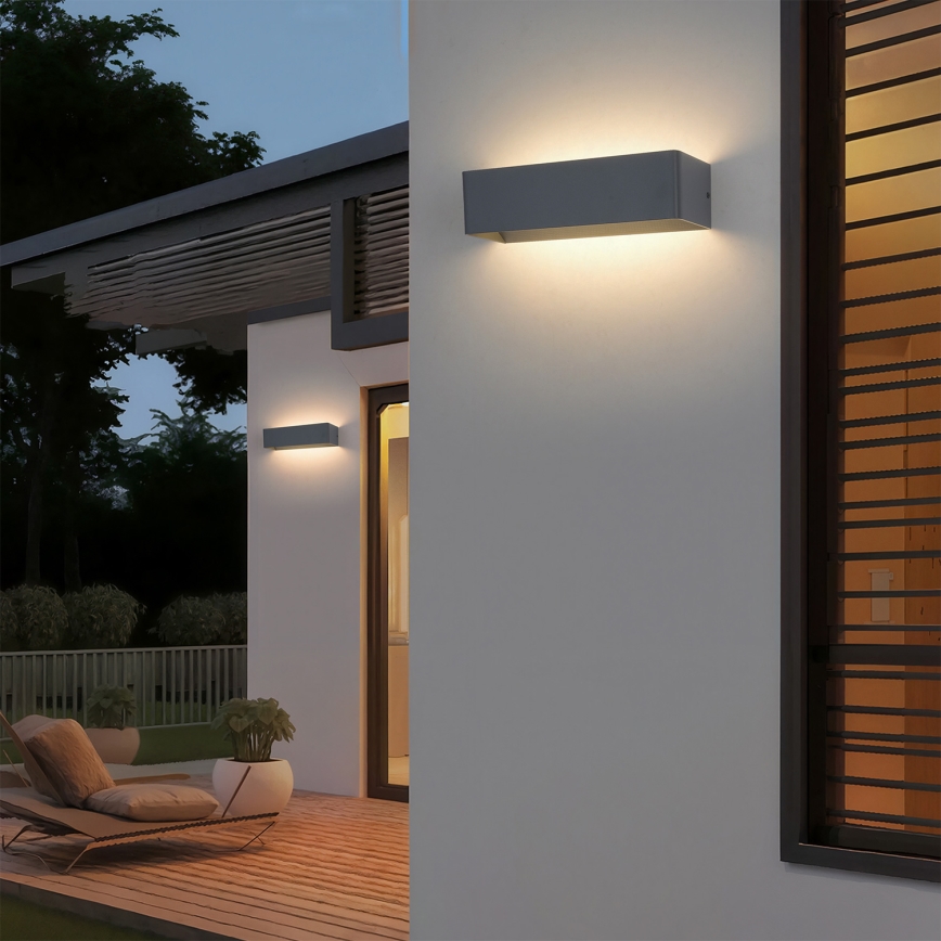 Brilagi - LED Outdoor Wall Light DONNANI LED/12W/230V 30 cm anthracite IP44