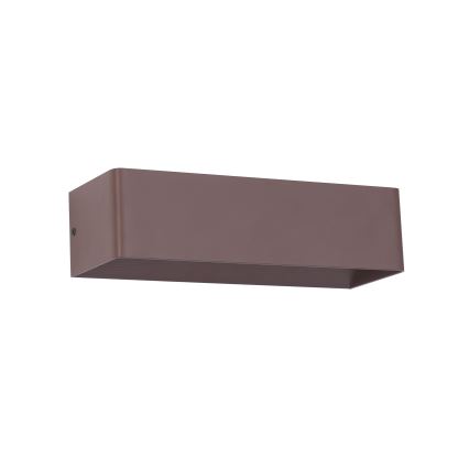 Brilagi - LED Outdoor Wall Light DONNANI LED/12W/230V 30 cm Brown IP44