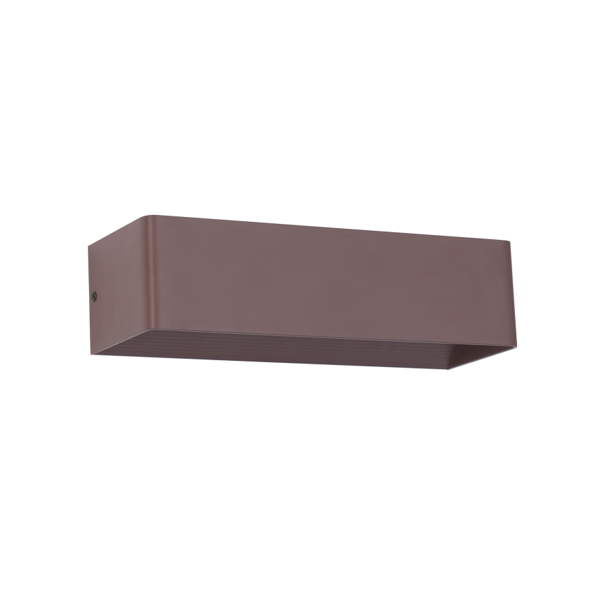 Brilagi - LED Outdoor Wall Light DONNANI LED/12W/230V 30 cm Brown IP44
