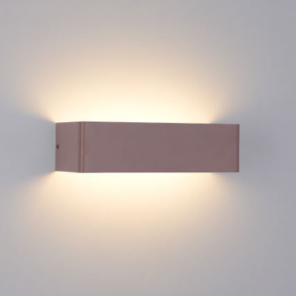 Brilagi - LED Outdoor Wall Light DONNANI LED/12W/230V 30 cm Brown IP44