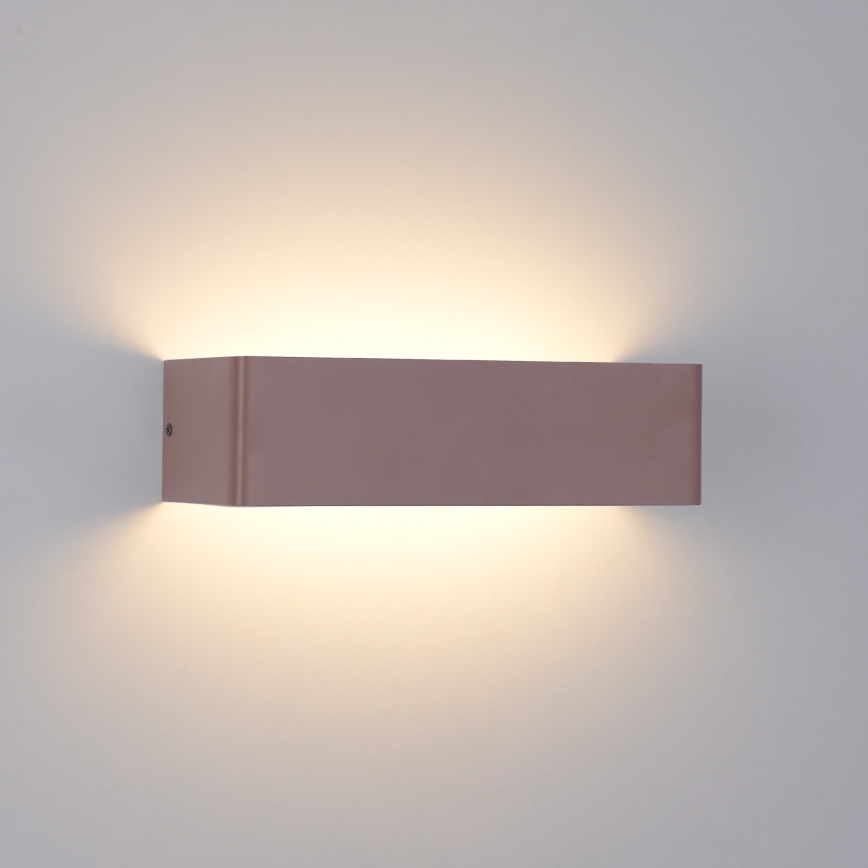 Brilagi - LED Outdoor Wall Light DONNANI LED/12W/230V 30 cm Brown IP44