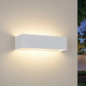 Brilagi - LED Outdoor Wall Light DONNANI LED/12W/230V 30 cm White IP44