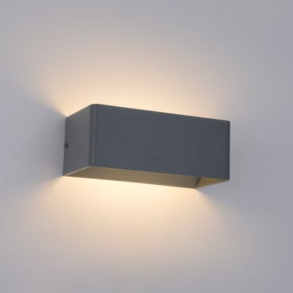 Brilagi - LED Outdoor Wall Light DONNANI LED/7W/230V 20 cm Anthracite IP44