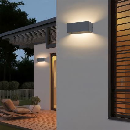 Brilagi - LED Outdoor Wall Light DONNANI LED/7W/230V 20 cm Anthracite IP44