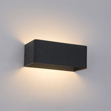 Brilagi - LED Outdoor Wall Light DONNANI LED/7W/230V 20 cm black IP44
