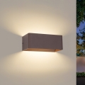 Brilagi - LED Outdoor Wall Light DONNANI LED/7W/230V 20 cm Brown IP44