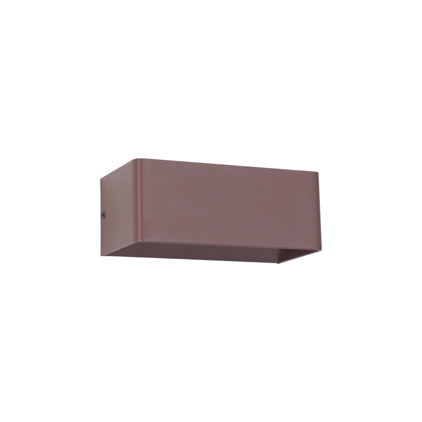 Brilagi - LED Outdoor Wall Light DONNANI LED/7W/230V 20 cm Brown IP44