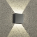 Brilagi - LED Outdoor Wall Light DOUBLERAY LED/4W/230V Anthracite IP65