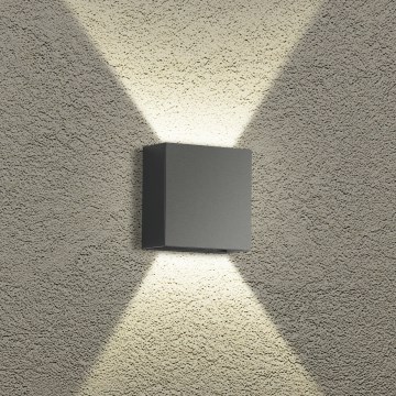 Brilagi - LED Outdoor Wall Light DOUBLERAY LED/4W/230V Anthracite IP65