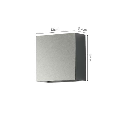 Brilagi - LED Outdoor Wall Light DOUBLERAY LED/4W/230V Anthracite IP65