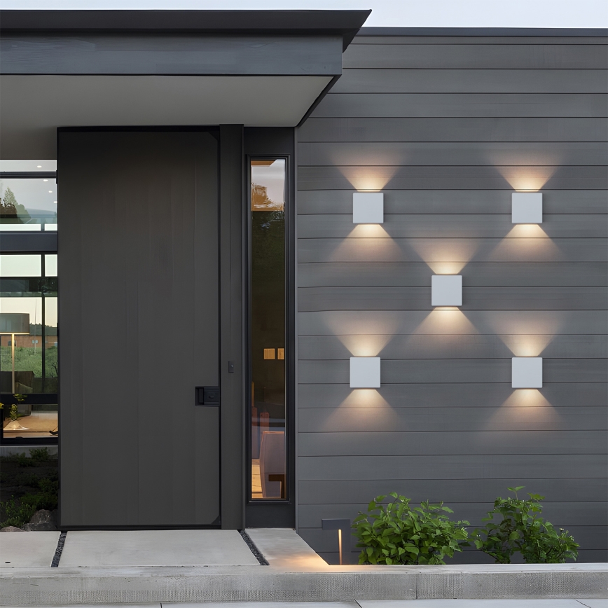 Brilagi - LED Outdoor Wall Light DOUBLERAY LED/6W/230V White IP54