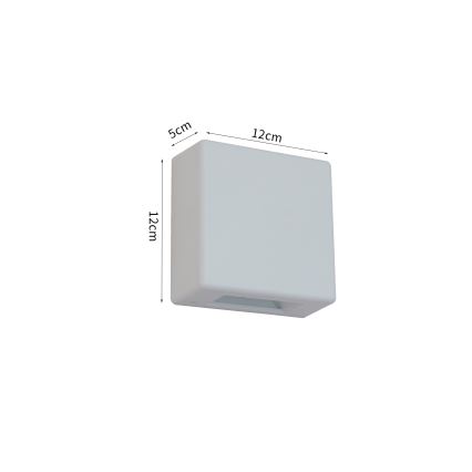 Brilagi - LED Outdoor Wall Light DOUBLERAY LED/6W/230V White IP54