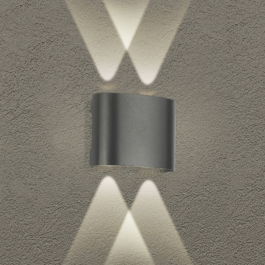 Brilagi - LED Outdoor Wall Light FLAREBOX LED/4W/230V anthracite IP65