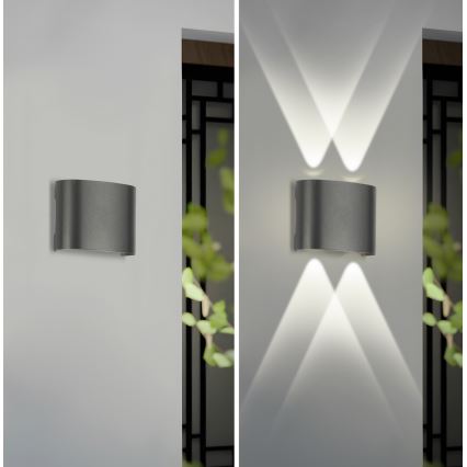 Brilagi - LED Outdoor Wall Light FLAREBOX LED/4W/230V anthracite IP65