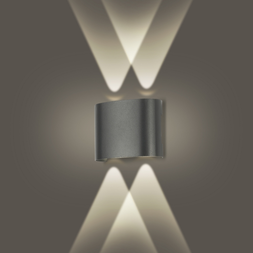 Brilagi - LED Outdoor Wall Light FLAREBOX LED/4W/230V anthracite IP65