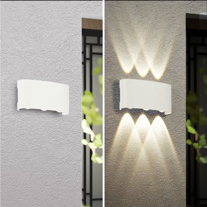 Brilagi - LED Outdoor Wall Light FLAREBOX LED/6W/230V White IP65