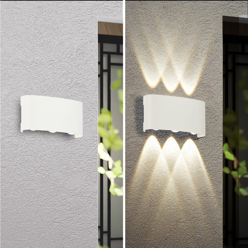 Brilagi - LED Outdoor Wall Light FLAREBOX LED/6W/230V White IP65