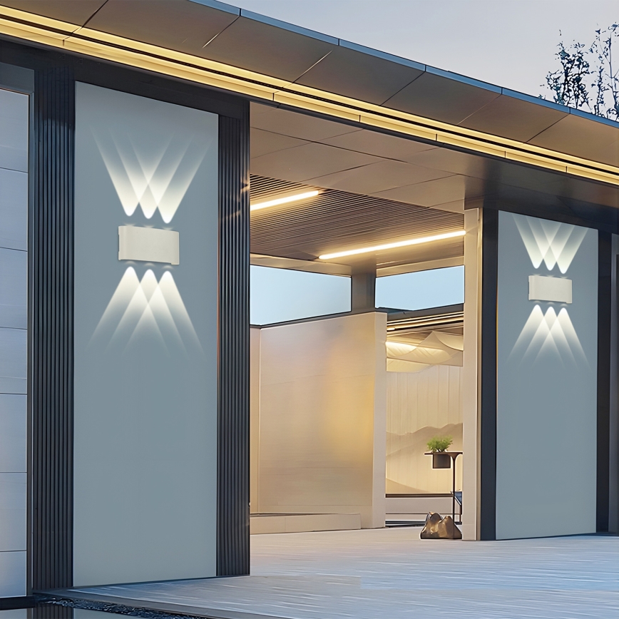 Brilagi - LED Outdoor Wall Light FLAREBOX LED/6W/230V White IP65