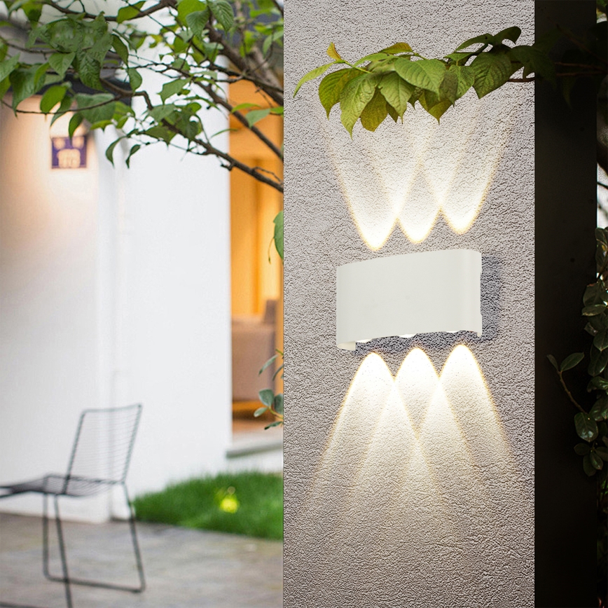Brilagi - LED Outdoor Wall Light FLAREBOX LED/6W/230V White IP65