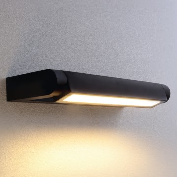 BRILAGI - LED Outdoor wall light for facade SALERNO LED/12W/230V 35.5 cm black IP65
