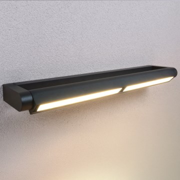 BRILAGI - LED Outdoor Wall Light for Façade SALERNO LED/24W/230V 66 cm Black IP65