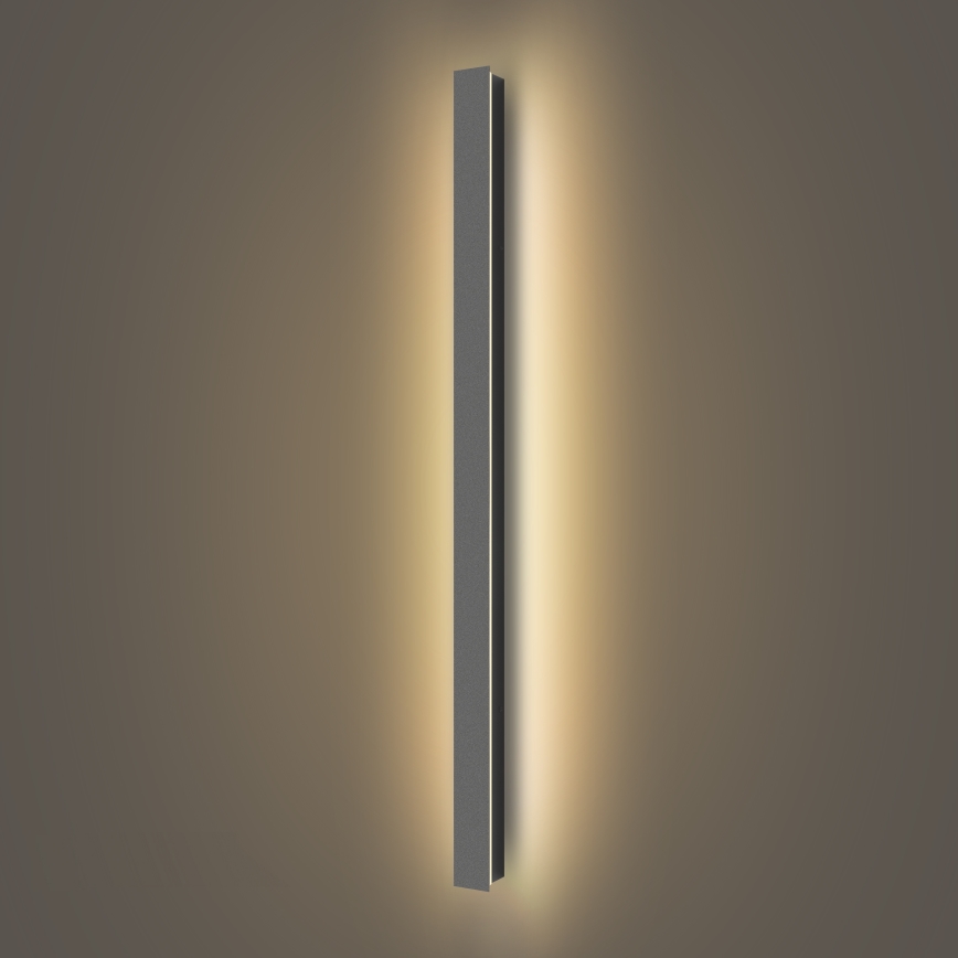 Brilagi - LED Outdoor Wall Light LINEAR LED/22W/230V 3000K IP65 100 cm Anthracite CRI 90