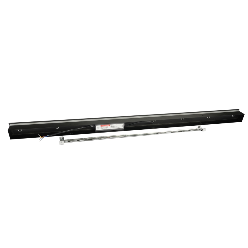 Brilagi - LINEAR LED Outdoor Wall Light/22W/230V/4000K/IP65/100 cm/Black/CRI 90