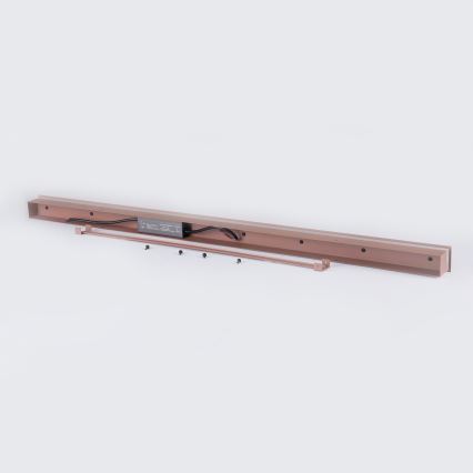 Brilagi - LINEAR LED Outdoor Wall Light, 32W, 230V, 3000K, IP65, 140 cm, Brown, CRI 90