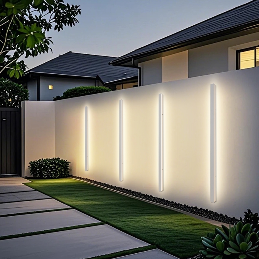 Brilagi - LED Outdoor Wall Light LINEAR LED/32W/230V 3000K IP65 140 cm White CRI 90