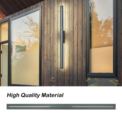 Brilagi - LINEO LED Outdoor Wall Light 24W/230V 4000K IP65 100 cm Anthracite