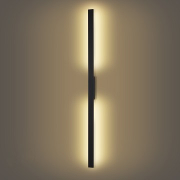Brilagi - LED Outdoor Wall Light LUNA LED/30W/230V 3000K IP65 150 cm black CRI 90