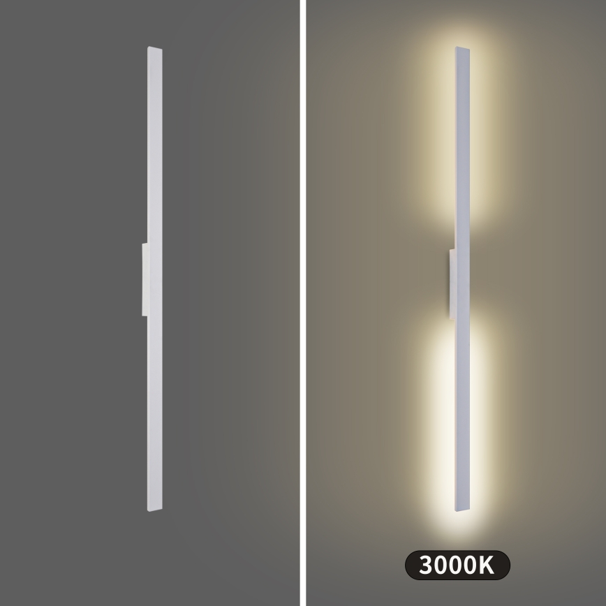 Brilagi - LUNA LED/30W/230V Outdoor Wall Light 3000K IP65 150 cm White CRI 90